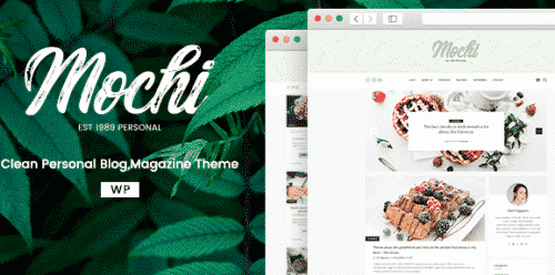 Mochi – A Clean Personal WordPress Blog Theme 1.0.2