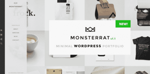 Monsterrat – Minimal WordPress Portfolio Theme 1.2.1