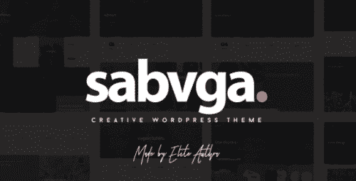 Sabvga – Modern & Creative Portfolio Theme 1.1