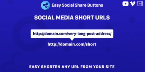 Self Hosted Short URLs – Add-on for Easy Social Share Buttons 3.0