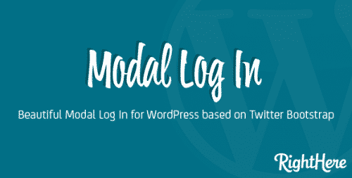 Modal Log In for WordPress