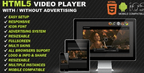 HTML5 Responsive Video Player & Advertising 3.0.0