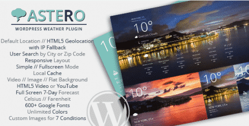 Astero – WordPress Weather Plugin 2.0.1
