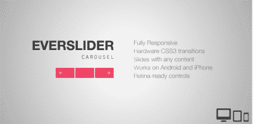 Everslider – Responsive jQuery Carousel Plugin 1.4.0