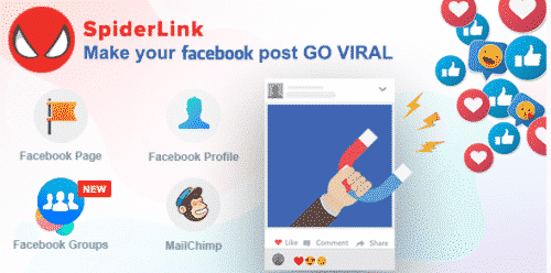 Facebook SpiderLink – Make Your Facebook Post GO VIRAL 2.5