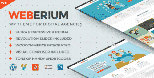 Weberium | Responsive WordPress Theme Tailored for 1.21