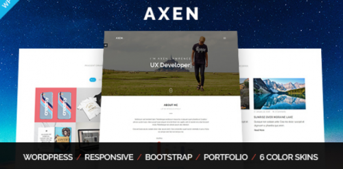 Axen – Personal Portfolio WordPress Theme 1.0.4