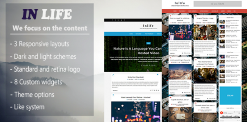 InLife – Simple & Flexible Blog/Magazine 1.4.1