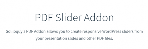 Soliloquy PDF Slider Addon 1.0.2