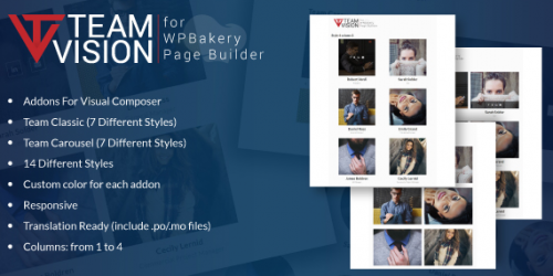 Teamvision – Team Addons for WPBakery Page Builder 1.0