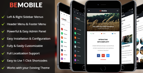 Be Mobile | Mobile WordPress Theme (WooCommerce)
