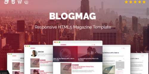 BlogMag – Responsive Blog and Magazine WordPress Theme