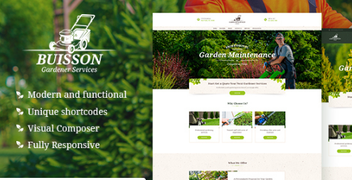 Buisson – Gardening WordPress Theme 1.1.1