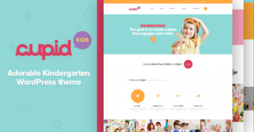 CUPID – Adorable Kindergarten WordPress Theme 1.4 cupid adorable kindergarten wordpress theme