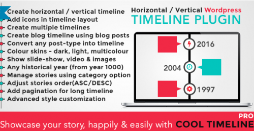 Cool Timeline Pro – WordPress Timeline Plugin 4.2.1