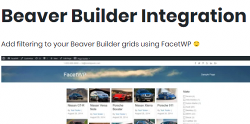 FacetWP – Beaver Builder Integration 1.2.1