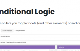 FacetWP – Conditional Logic 1.4