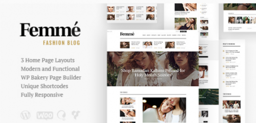 Femme – Online Magazine & Fashion Blog WP Theme 1.3