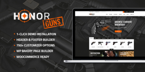 Honor – Shooting Club & Weapon Store WP Theme