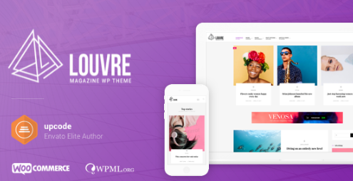 Louvre – Minimal Magazine and Blog WordPress Theme 1.0.8