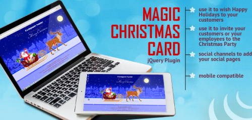 Magic Christmas Card With Animation – WP Plugin 1.0