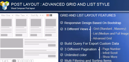 PW Grid/List Post Layout For Visual Composer 4.0