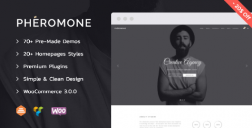 Pheromone – Creative Multi-Concept WordPress Theme 1.3.0