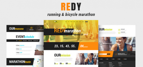 Redy – Marathon & Sports WordPress Theme 1.0.1