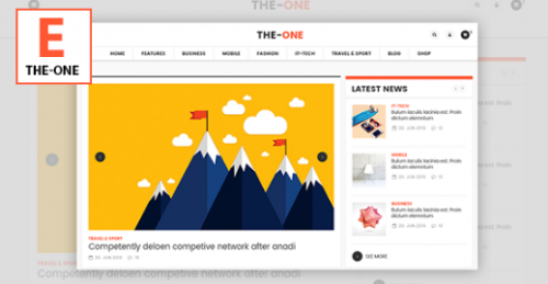 The One News Magazine Blog – Responsive WordPress