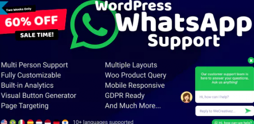 WordPress WhatsApp Support 2.4.0