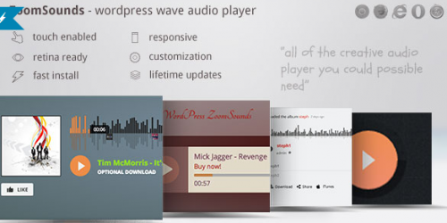 ZoomSounds – WordPress Wave Audio Player 6.73