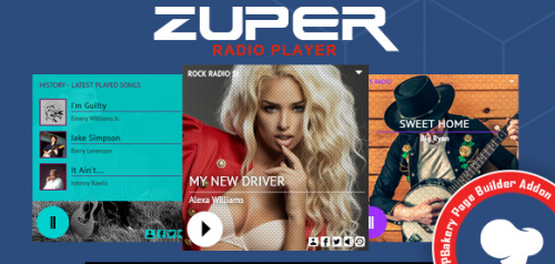 Zuper – Radio Player for WPBakery Page Builder 3.2