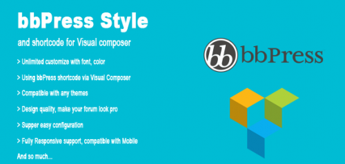 bbPress Style & Shortcode for Visual Composer 1.2