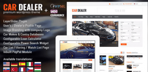 Car Dealer Automotive WordPress Theme – Responsive 1.5.7