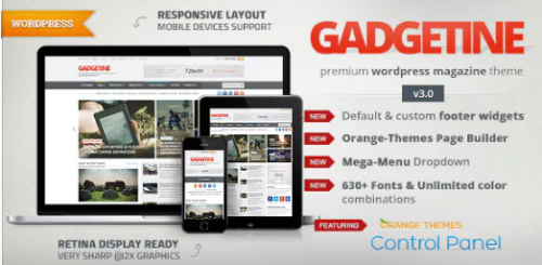 Gadgetine WordPress Theme for Premium Magazine 3.0.9