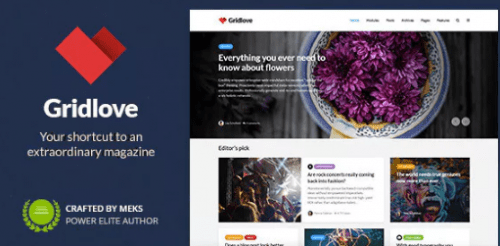 Gridlove – Creative Grid Style News & Magazine WordPress Theme 2.1.1