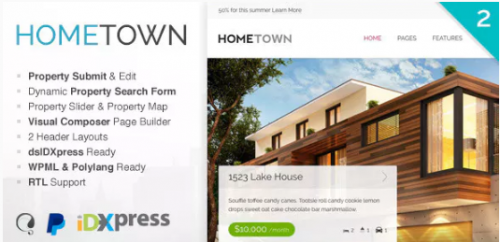 Hometown – Real Estate WordPress Theme 2.9.0