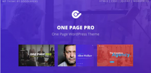 One Page Pro – Multi Purpose OnePage WordPress Theme 1.2.2