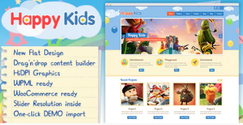 Happy Kids – Children WordPress Theme 3.5.3