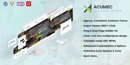 Acumec – Business Multipurpose WordPress Theme 1.3