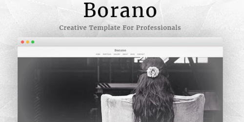 Borano – Photography / Portfolio WordPress Theme 1.2