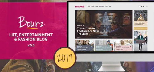 Bourz: Life, Entertainment & Fashion Blog Theme 5.3