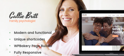 Callie Britt | Family Counselling Psychology WordPress Theme 1.0.3