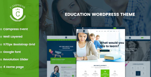 Campress – Responsive Education WordPress Theme 1.21