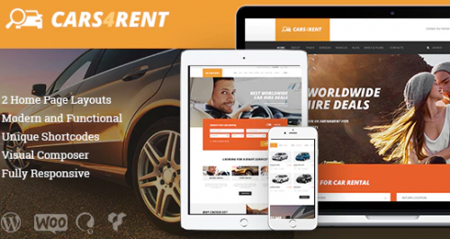Cars4Rent | Car Rental & Taxi Service WordPress Theme 1.2.5