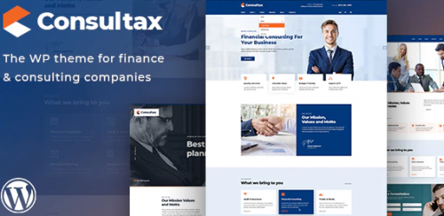 Consultax – Financial & Consulting WordPress Theme 1.0.9.1