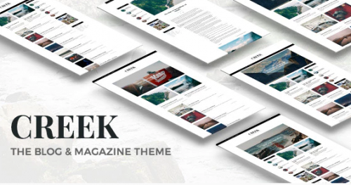 Creek – Classic Elegant Magazine WordPress Theme