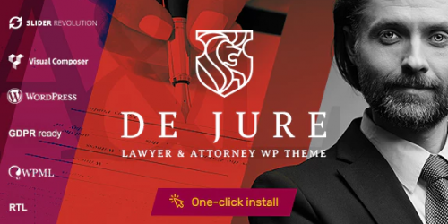 De Jure – Attorney and Lawyer WP Theme 1.1,1
