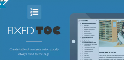Fixed TOC – table of contents for WordPress plugin 3.1.25