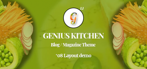 Genius Kitchen – News Magazine and Blog Food WordPress Theme